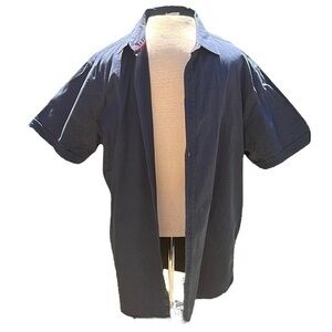 Denim & Flower slim fit short sleeve button down Mens size large